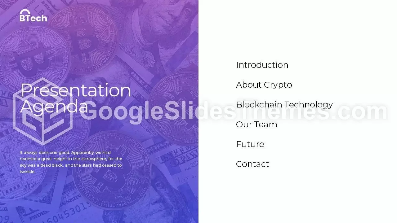 Blockchain Tech Presentation Template | Google Slides Themes