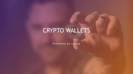 Crypto portemonnee Google Presentaties-sjabloon om te downloaden