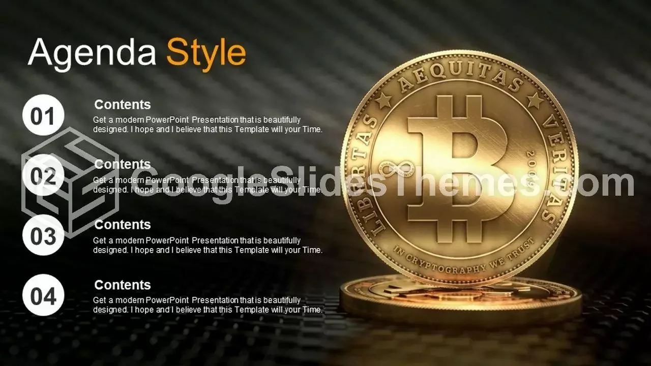 Moeda Digital Modelo da Apresentação | Temas do Apresentações Google