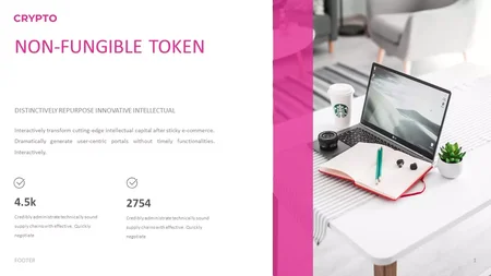 Non-Fungible Token Google Slides template for download