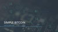 Prosta prezentacja Bitcoin Szablon Google Prezentacje do pobrania