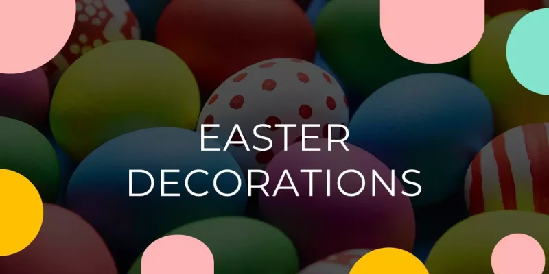 Easter Decorations Google Slides template for download