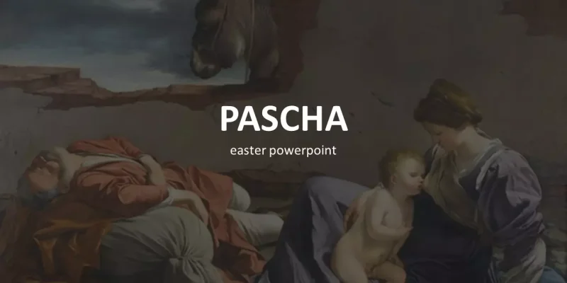 Paskalya Tatlısı Pascha İndirmeye hazır Google Slaytlar şablonu