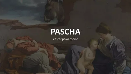 Pâques Dessert Pascha Modèle Google Slides à télécharger