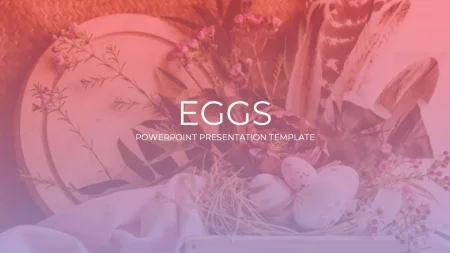 Huevos de Pascua Plantilla de Presentaciones de Google para descargar