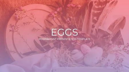 Easter Eggs Google Slides template for download