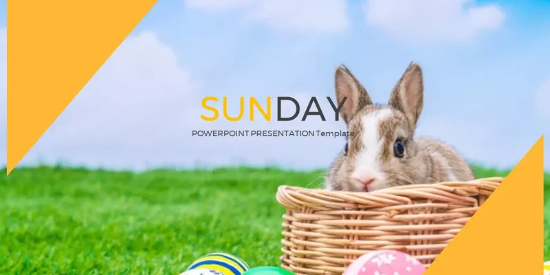 Domenica di Pasqua modello di Presentazioni Google da scaricare
