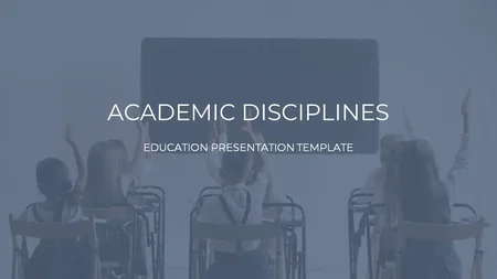 Disciplinas académicas Plantilla de Presentaciones de Google para descargar