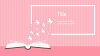Editoras de Escritores de Livros Modelo do Apresentações Google para download