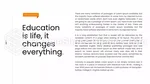 Educación Cambia La Mente Humana Positivamente Tema De Presentaciones De Google Slide 02