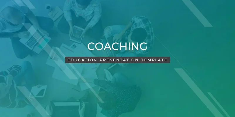 Educación de coaching Plantilla de Presentaciones de Google para descargar