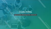 Coaching EDU Google Slides template for download