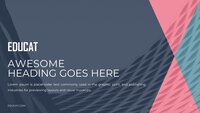 College Books Professional Google Slides template for download