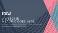 Professionele universiteitsboeken Google Presentaties-sjabloon om te downloaden