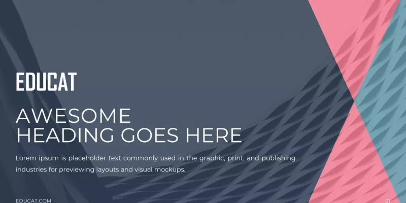 Professionele universiteitsboeken Google Presentaties-sjabloon om te downloaden