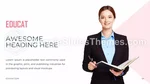 Uddannelse Kollegium Bøger Professionel Google Slides Temaer Slide 04