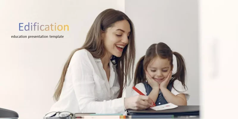 Edification Google Slides template for download