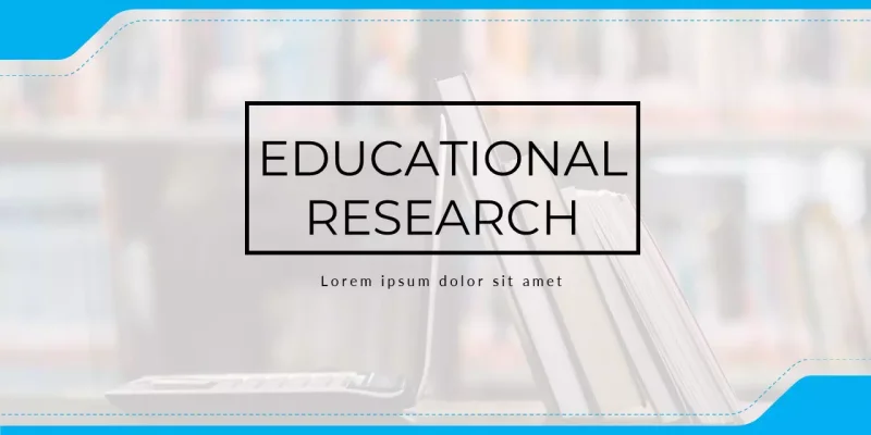 Educational Research Google Slides template for download