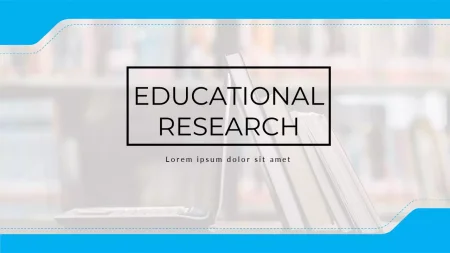 Educational Research Google Slides template for download