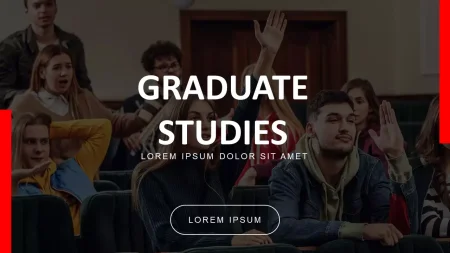 Graduate Studies Google Slides template for download