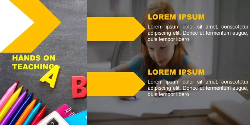 Praktisk undervisning Google Slides skabelon for download