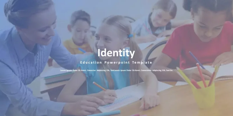 Identity In Education Google Slides template for download