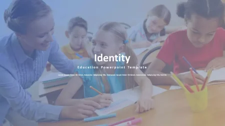Eğitimde Kimlik İndirmeye hazır Google Slaytlar şablonu