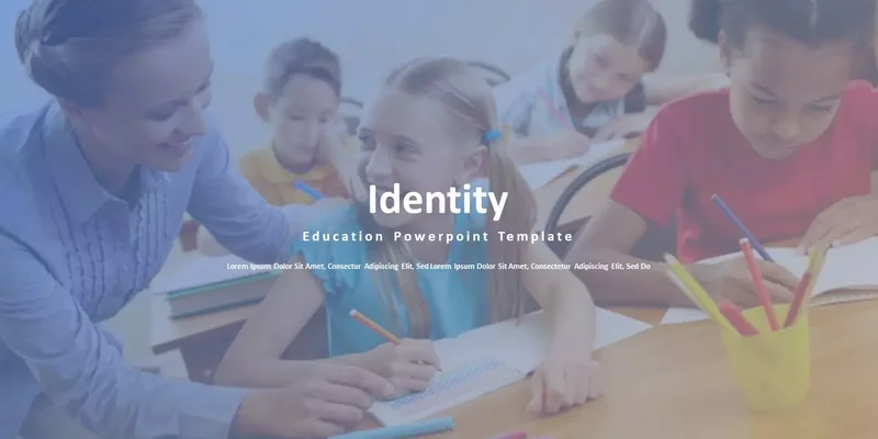 Identitet i undervisningen Google Slides skabelon for download
