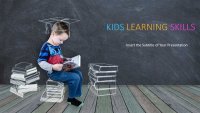 Læringsferdigheter for barn Google Presentasjoner tema til nedlastning