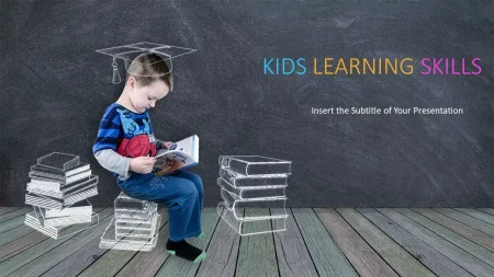 Lernfähigkeiten für Kinder Google Präsentationen-Vorlage zum Herunterladen