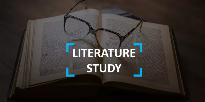 Litteraturstudie Google Slides skabelon for download