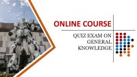 Quiz de Curso Online Modelo do Apresentações Google para download