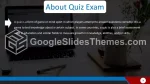 Educación Cuestionario De Curso En Línea Tema De Presentaciones De Google Slide 03