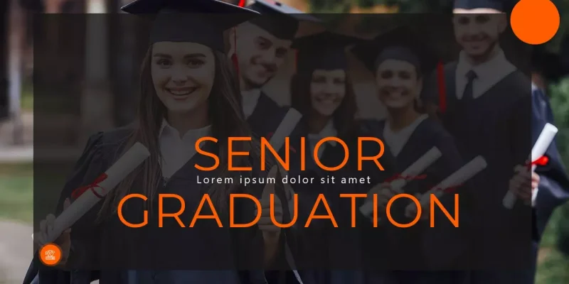 Senior Graduation Google Slides template for download