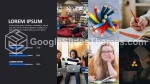 Eğitim Basit Çalışma Planlaması Google Slaytlar Temaları Slide 03