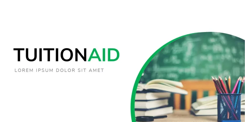 Tuition And Aid Google Slides template for download