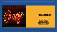 Tutor Teaching Attractive Google Slides template for download