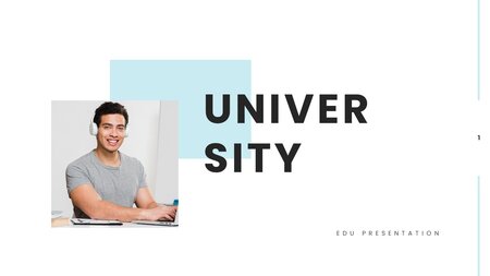 Universität EDU Google Präsentationen-Vorlage zum Herunterladen
