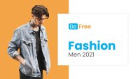 Özgür Moda Ol İndirmeye hazır Google Slaytlar şablonu
