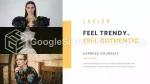 Mode Luxe Somptueux Thème Google Slides Slide 06