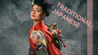 Geleneksel Japonlar İndirmeye hazır Google Slaytlar şablonu