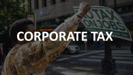 Corporate Tax Google Slides template for download