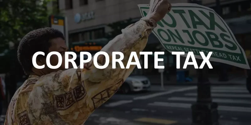 Corporate Tax Google Slides template for download
