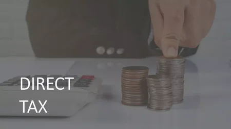 Direct Tax Google Slides template for download