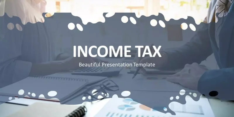 Income Tax Google Slides template for download