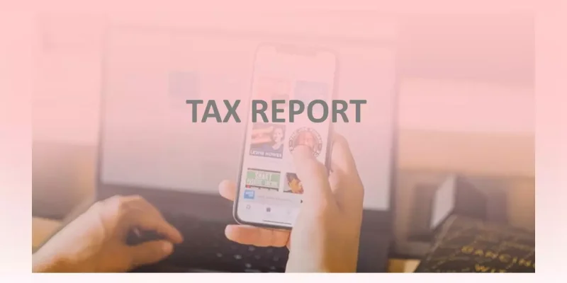 Tax Report Google Slides template for download