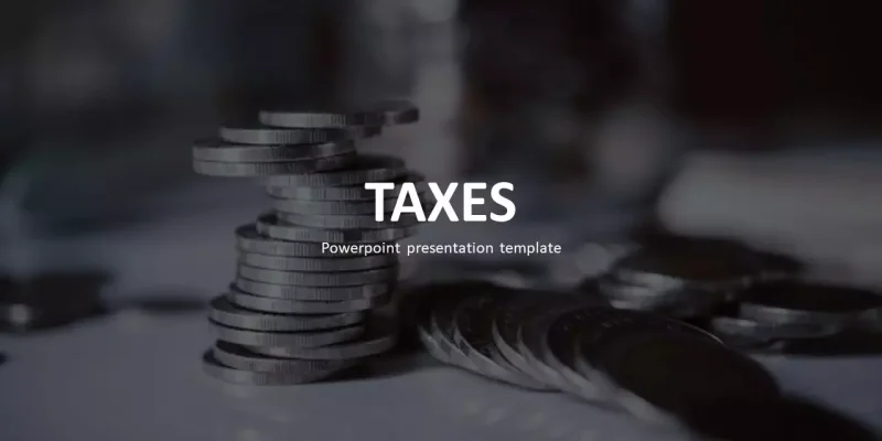 Taxes Google Slides template for download