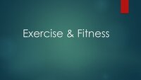 Exercise Activity Training Google Slides template for download