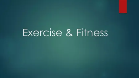 Exercise Activity Training Google Slides template for download
