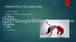 Fitness Treinamento De Atividade De Exercício Tema Do Apresentações Google Slide 09